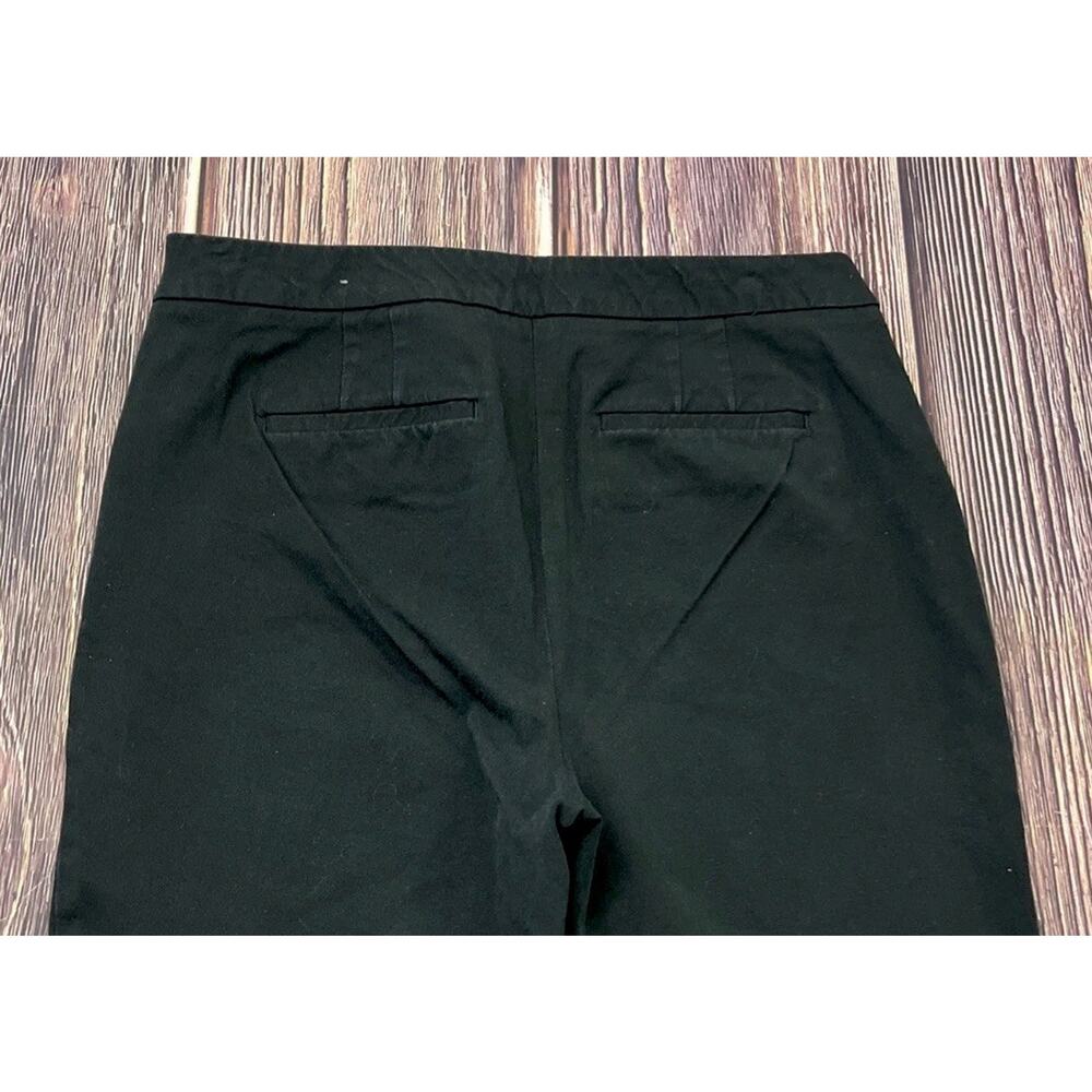Talbots Women’s Black Flat Front Chatham Ankle Pants Size 8